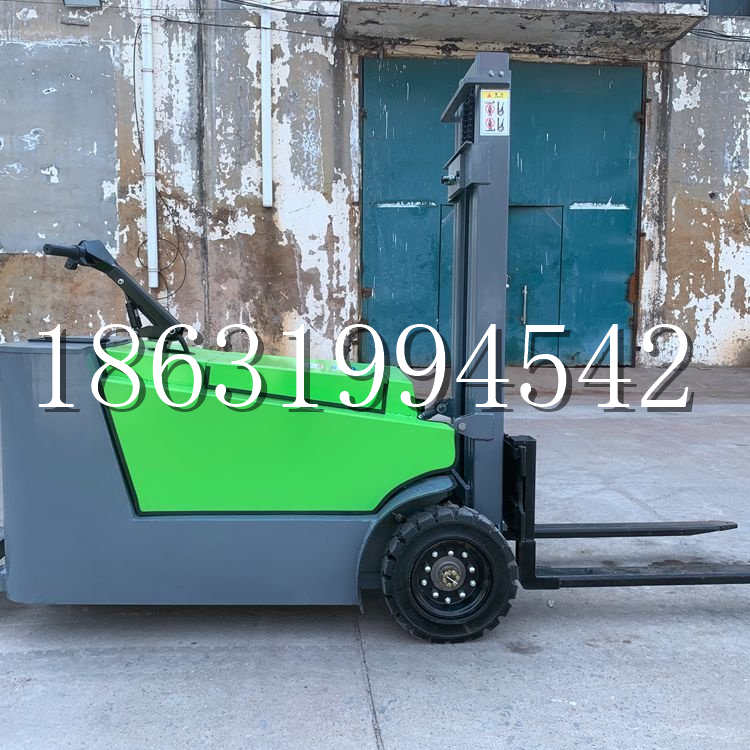 天津市小型电动叉车1吨2吨步行站驾式电瓶堆高充电装卸车液压升降车铲车
